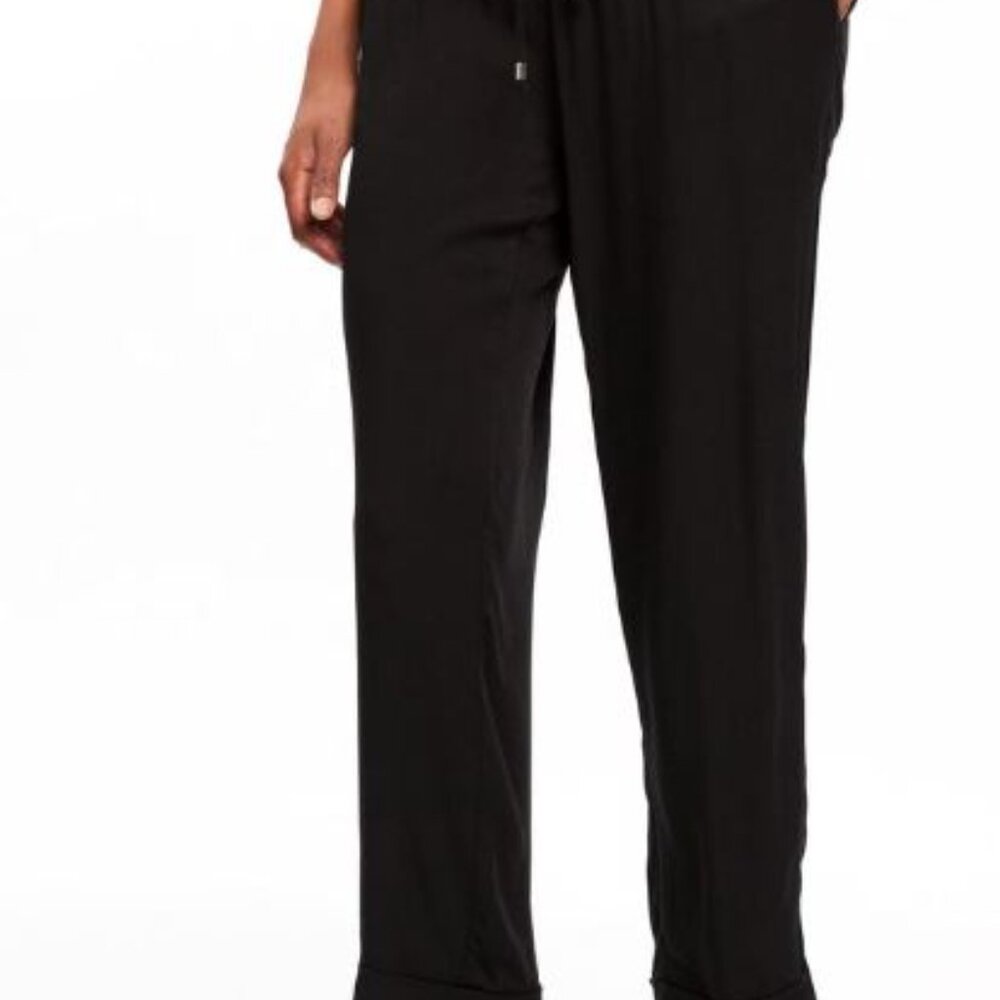 Women's black Old Navy mid rise soft pants Size Large